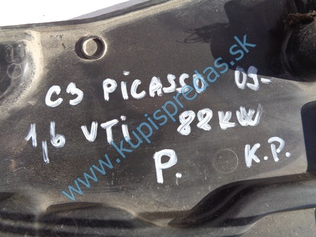 bočný plast nasávania na citroen c3 picasso, 9685207880